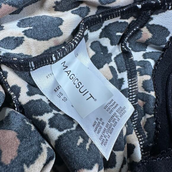 Magicsuit Leopard Chloe Tankini Top Women's Size 10 New Without Tags Condition - Picture 4 of 7